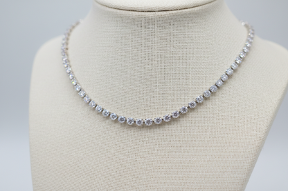 Luxury Moissanite Choker – Timeless Women’s Formal Necklace - One Size Fits All